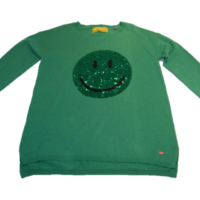 LIEBLINGSSTÜCK PULLI SMILY-GREEN FARBE 514 GREEN