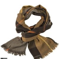 BOSS BLACK SCHAL LAVISO-1 FARBE BRAUN-GELB 213