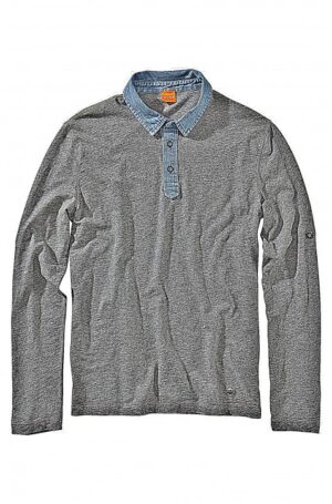 BOSS ORANGE POLOSHIRT POLLUX FARBE GRAU 051 GR: S