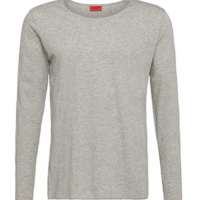 HUGO LANGARMSHIRT DOOPS FARBE HELLGRAU 061 S