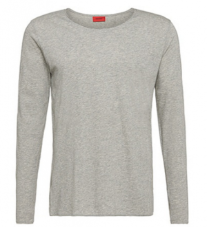 HUGO LANGARMSHIRT DOOPS FARBE HELLGRAU 061 S