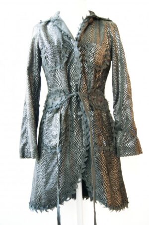 JUST MARI OT SNAKE SKIN COAT GR: M