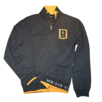 AERONAUTICA MILITARE SWEATJACKE FE 322 FARBE GRAU 3442 XL