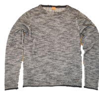 BOSS ORANGE PULLI  AKARDO FARBE SCHWARZ 001 S