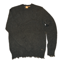 BOSS ORANGE Regular-Fit Pullover AKRUSK aus Baumwoll-Mix mit Schurwolle Farbe anthrazit 022 M