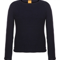 BOSS ORANGE PULLOVER ALHAN FARBE DUNKELBLAU 404 M