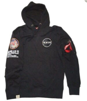 ALPHA INDUSTRIES APOLLO 11 Kapuzenpullover dunkelblau M