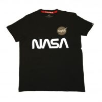 ALPHA INDUSTRIES T-Shirt NASA Reflective T schwarz 003 M