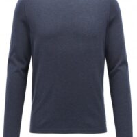 BOSS Pullover AMIROY aus gestrickter Baumwolle mit Paspel-Details dunkelblau 404 BOSS Pullover AMIROY aus gestrickter Baumwolle mit Paspel-Details dunkelblau 404