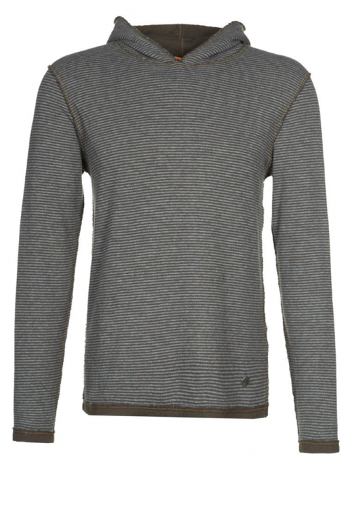 BOSS ORANGE KAPUZENPULLOVER WASP FARBE GRAU-SCHWARZ 402 BOSS ORANGE KAPUZENPULLOVER WASP FARBE GRAU-SCHWARZ 402