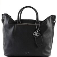 GUESS Schulter und Handgelenkstasche LOU LOU Farbe schwarz