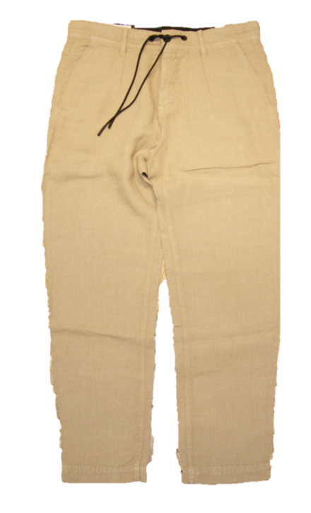 BOSS Tapered-Fit Hose SYMOON aus reinem Leinen mit Tunnelzugbund beige 263 BOSS Tapered-Fit Hose SYMOON aus reinem Leinen mit Tunnelzugbund beige 263