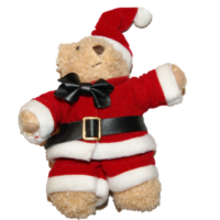 SPACECOWBOYS Christmas Teddy im roten Anzug mit Mütze