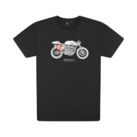 DEUS EX MACHINA T-Shirt Americans Tee mit Motorbike schwarz DEUS EX MACHINA T-Shirt Americans Tee mit Motorbike schwarz M