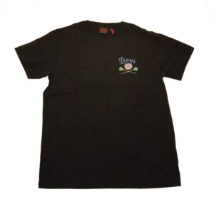 DEUS Tee Shirt BJORN TOKYO TEE mit Deus Druck vorne und hinten schwarz M