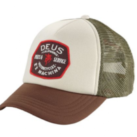 DEUS CAP QUEBEC TRUCKER FARBE BROWN DEUS CAP QUEBEC TRUCKER FARBE BROWN