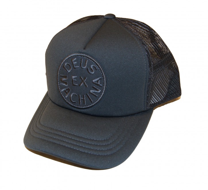DEUS Cap Circle Trucker black one size DEUS Cap Circle Trucker black one size