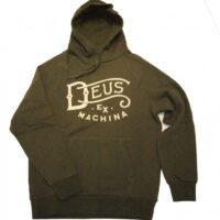 DEUS Kapuzen Sweatshirt  CURLS HOODY Farbe oliv DEUS Kapuzensweat Shirt CURLS HOODY Farbe oliv M