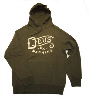 DEUS Kapuzensweat Shirt CURLS HOODY Farbe oliv M
