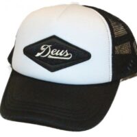 DEUS Cap DIAMOND TRUCKER one size black white DEUS Cap DIAMOND TRUCKER one size black white