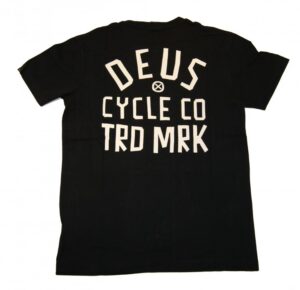 DEUS EX MACHINA T-Shirt PEACES TEE mit Duck vorne und hinten schwarz M