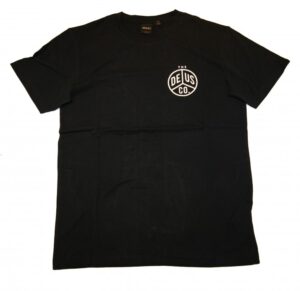 DEUS EX MACHINA T-Shirt PEACES TEE mit Duck vorne und hinten schwarz M