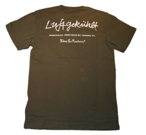 DEUS EX MACHINA T-SHIRT LUFTGEKÜHLT 2 PORSCHE FARBE OLIV S