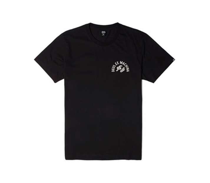 DEUS EX MACHINA T-SHIRT POST MODERN  FARBE SCHWARZ DEUS EX MACHINA T-SHIRT POST MODERN  FARBE SCHWARZ S