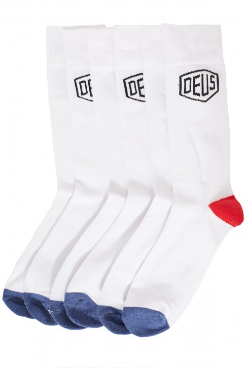 DEUS Shield Socke one size im 3 er Pack Farbe weiss DEUS Shield Socke one size im 3 er Pack Farbe weiss