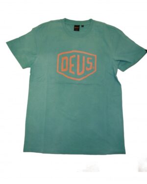 DEUS EX MACHINA T-Shirt Sun bleached shield tee lagoon green M