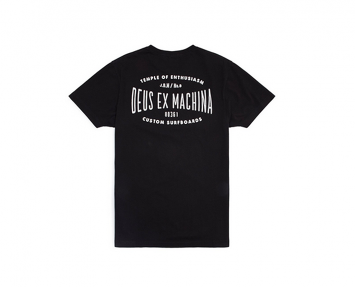 DEUS EX MACHINA T-SHIRT TEMPLE Ss FARBE SCHWARZ DEUS EX MACHINA T-SHIRT TEMPLE Ss FARBE SCHWARZ S