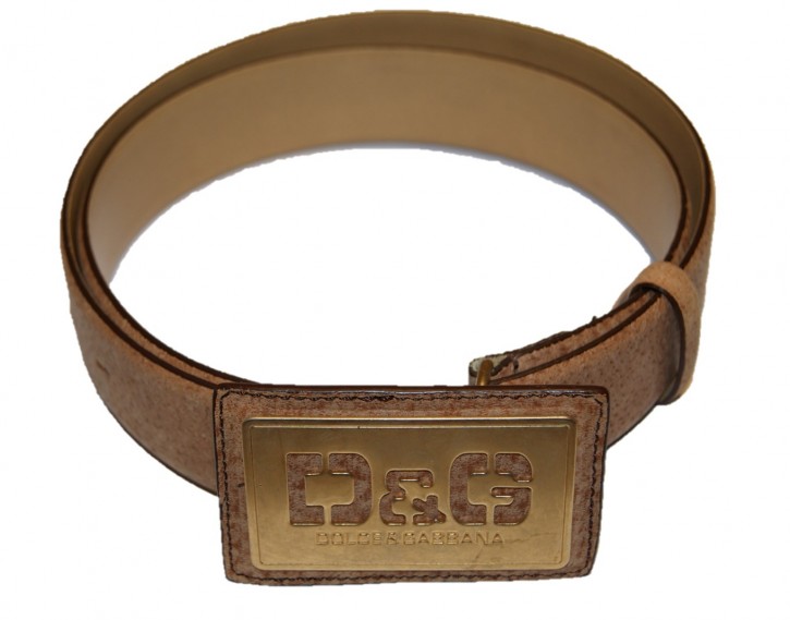 D&G Koppel Gürtel ASTRA DRITTA PIG MATT Farbe beige 80037 D&G KOPPEL Gürtel ASTRA DRITTA PIG MATT Farbe beige 80037 90