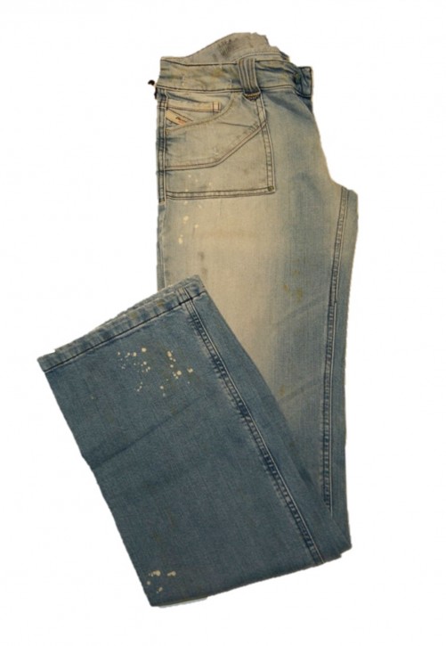 DIESEL Damen Bootcut Jeans Hose BAXO mit geäzter und destroyed Waschung DIESEL Damen Bootcut Jeans Hose BAXO mit geäzter und destroyed WaSchung 27/34
