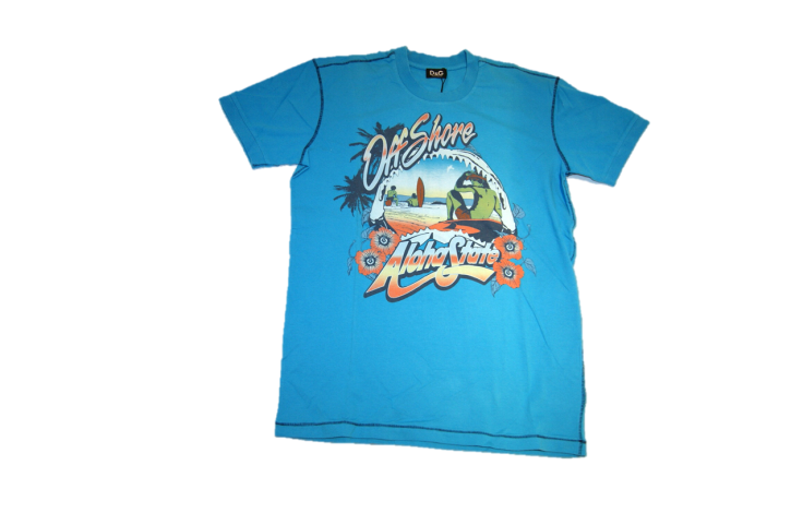 D&G T-SHIRT SURF M/C FARBE BLAU X0803 D&G T-SHIRT SURF M/C FARBE BLAU X0803 S