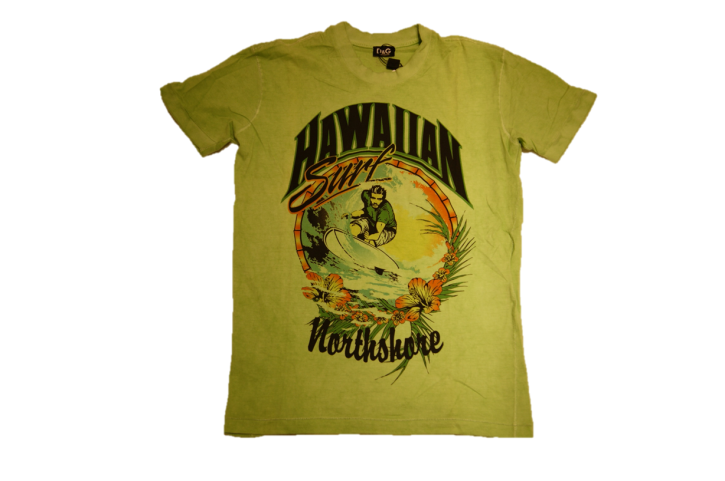 D&G T-SHIRT SURF M/C FARBE GRÜN X0800 D&G T-SHIRT SURF M/C FARBE GRÜN X0800 S