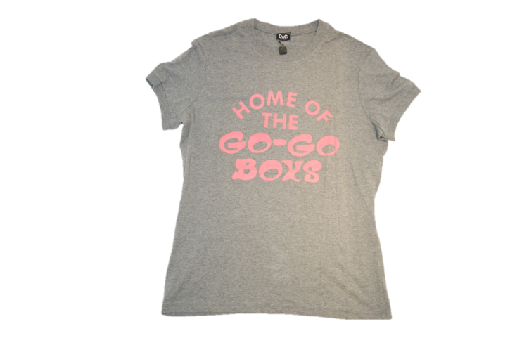 D&G TEE SHIRT HOME OF THE GO GO BOYS FARBE GRAU S8290 GR L D&G TEE SHIRT HOME OF THE GO GO BOYS FARBE GRAU S8290 GR L