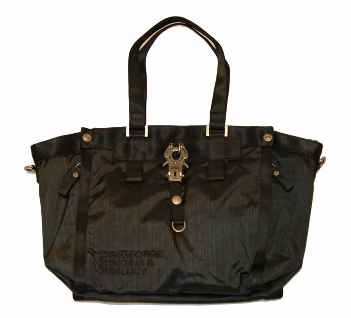 GEORGE GINA & LUCY Nylon Handtasche SHOW OFF Farbe more than grey 981 GEORGE GINA & LUCY Nylon Handtasche SHOW OFF Farbe more than grey 981
