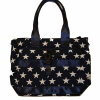 GEORGE GINA & LUCY Nylon Handtasche THE STYLER Farbe blue star 666 GEORGE GINA & LUCY Nylon Handtasche THE STYLER Farbe blue star 666
