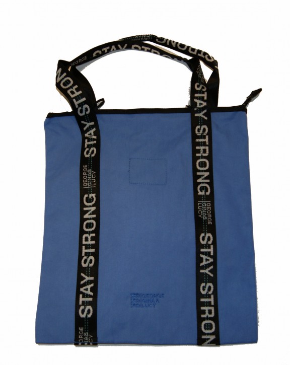 GEORGE GINA & LUCY Nylon Handtasche FLIGHTBAG Farbe blue strong 604 GEORGE GINA & LUCY Nylon Handtasche FLIGHTBAG Farbe blue strong 604