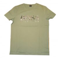 BOSS ORANGE Relaxed-Fit T-Shirt Tauno 7 aus Baumwolle mit Logo grün 331 M