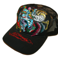 ED HARDY CAP BATTLE 08 FARBE SCHWARZ
