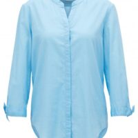 BOSS Relaxed-Fit Bluse Efelize_15 aus Chambray hellblau 451 BOSS Relaxed-Fit Bluse Efelize_15 aus Chambray hellblau 451 36