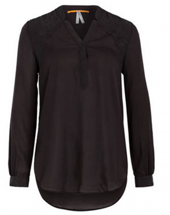 BOSS ORANGE BLUSE EFIVEE_2 FARBE SCHWARZ 001 BOSS ORANGE BLUSE EFIVEE_2 FARBE SCHWARZ 001