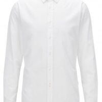BOSS Slim-Fit Hemd Epreppy_1 aus strukturierter Oxford-Baumwolle weiss 100 BOSS Slim-Fit Hemd Epreppy_1 aus strukturierter Oxford-Baumwolle weiss 100 M