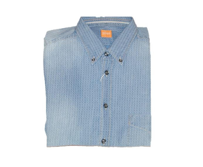 BOSS ORANGE HEMD EQUATORE FARBE BLAU 402 GR:M BOSS ORANGE HEMD EQUATORE FARBE BLAU 402 GR:M