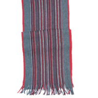 BOSS BLACK SCHAL FAHAN FARBE GRAU-ROT