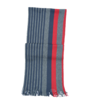 BOSS BLACK SCHAL FANJO FARBE ROT/GRAU/BLAU 622