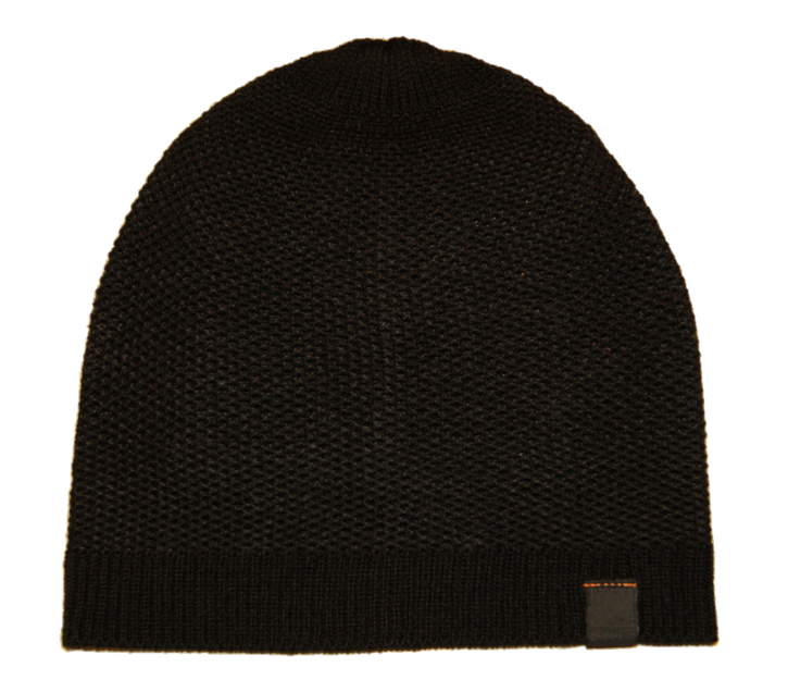 BOSS ORANGE Strickmütze FRANEK-2 aus Woll-Mix Farbe schwarz 001 BOSS ORANGE Strickmütze FRANEK-2 aus Woll-Mix Farbe schwarz 001