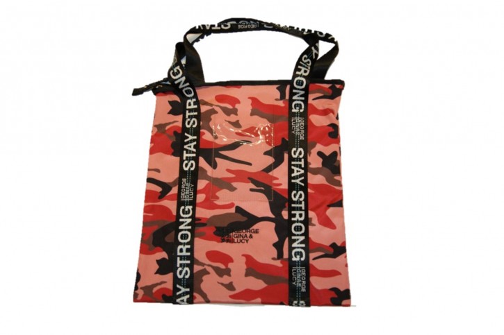 GEORGE GINA & LUCY Nylon Handtasche FLIGHTBAG Farbe pink camou 551 GEORGE GINA & LUCY Nylon Handtasche FLIGHTBAG Farbe pink camou 551