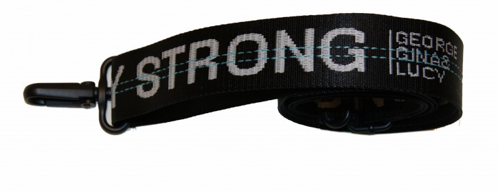 GEORGE GINA & LUCY Taschenband /Schulterband STAY STRONG schwarz weiss 990 GEORGE GINA & LUCY Taschenband /Schulterband STAY STRONG schwarz weiss 990